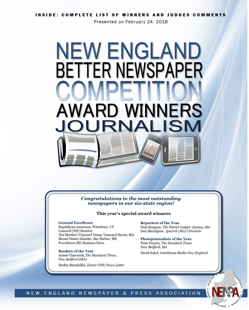 New England Better Newspaper Competition NENPA