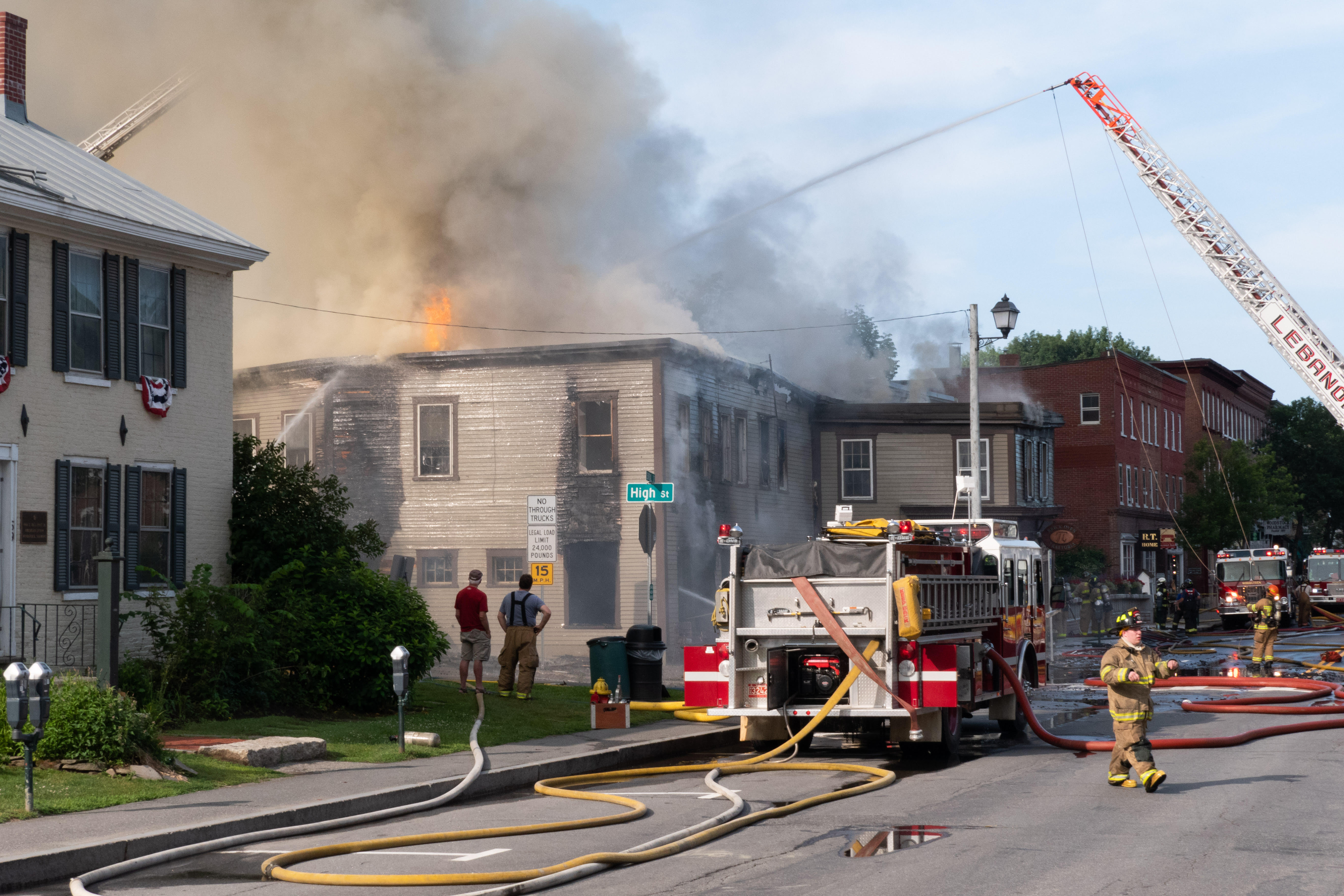 Vermont standard fire scene By Eric Francis