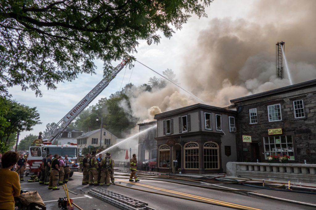 Vermont Standard building destroyed by fire NENPA