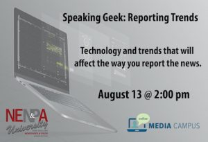 Speaking Geek: Reporting Trends