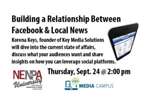 NENPA U: Building a Relationship Between Facebook & Local News