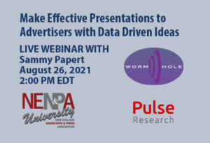 NENPA U: Make Effective Presentations to Advertisers with Data Driven Ideas