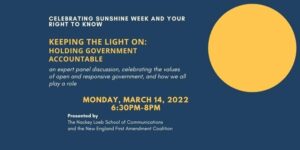 Sunshine Week: Keeping the Light On, Holding Government Accountable