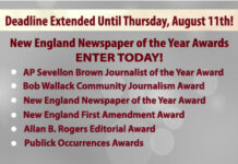 2022 New England Newspaper Awards