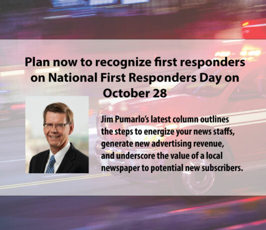Plan now to recognize first responders