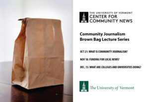 UVM Center For Community News - What is Community Journalism?