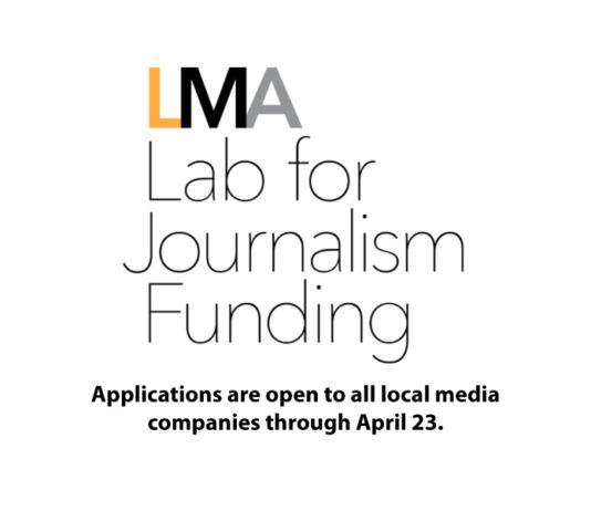 Applications open for LMA Lab for Journalism Funding