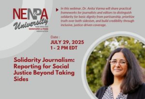 NENPA U: Solidarity Journalism - Reporting for Social Justice Beyond Taking Sides