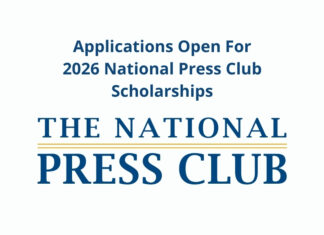 Applications open for 2026 National Press Club scholarships