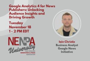 NENPA U - Google Analytics 4 for News Publishers