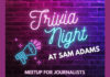 Journalists Head to Sam Adams Tap Room in Boston for Trivia Night on Nov. 11
