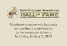 New England Newspaper Hall Of Fame Nomination Deadline Extended Until January 2