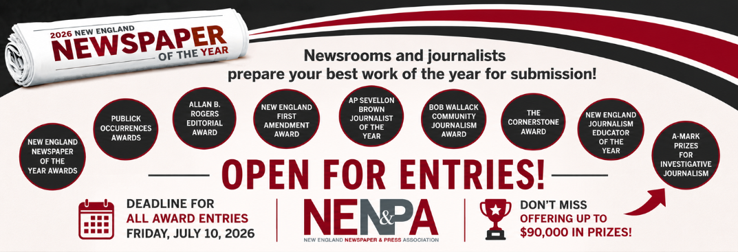 2026 Newspaper Awards Header