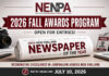 Entries Now Open for NENPA’s 2026 Fall Awards Program