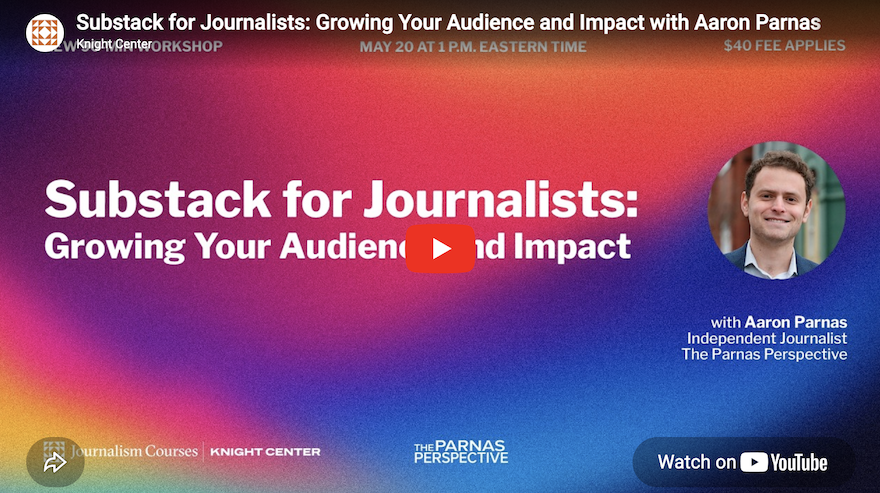 Substack For Journalists