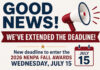We’ve Extended the Fall Awards Deadline Until July 15!