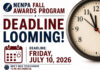 Deadline Looming: Enter the 2026 Fall Awards by Friday