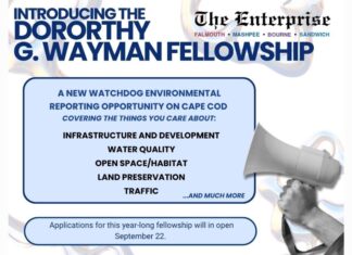 The Enterprise Launches The Dorothy G. Wayman Fellowship, A Watchdog Environmental Reporting Fellowship on Cape Cod